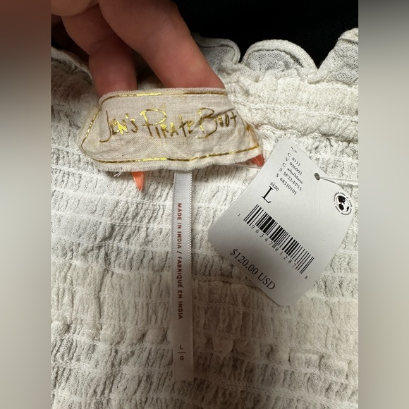 NWT Free People X Jen’s Pirate Booty Fleetwood Tunic size Large - Picture 3 of 9